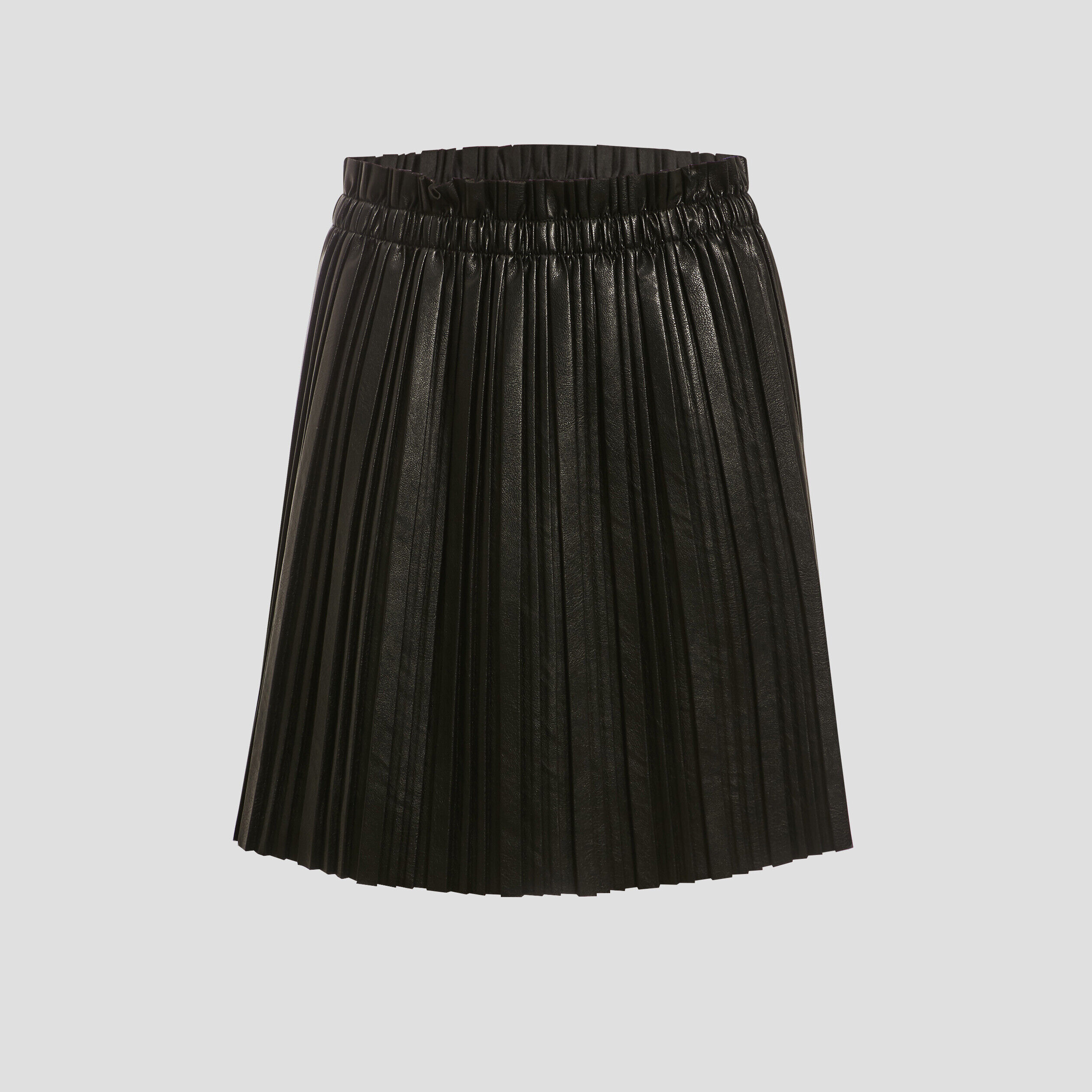 Jupe évasée plissée noir femme | Cache Cache