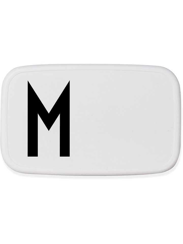 Design Letters Lunchbox in Weiß/ Schwarz - 700 ml günstig kaufen onesize