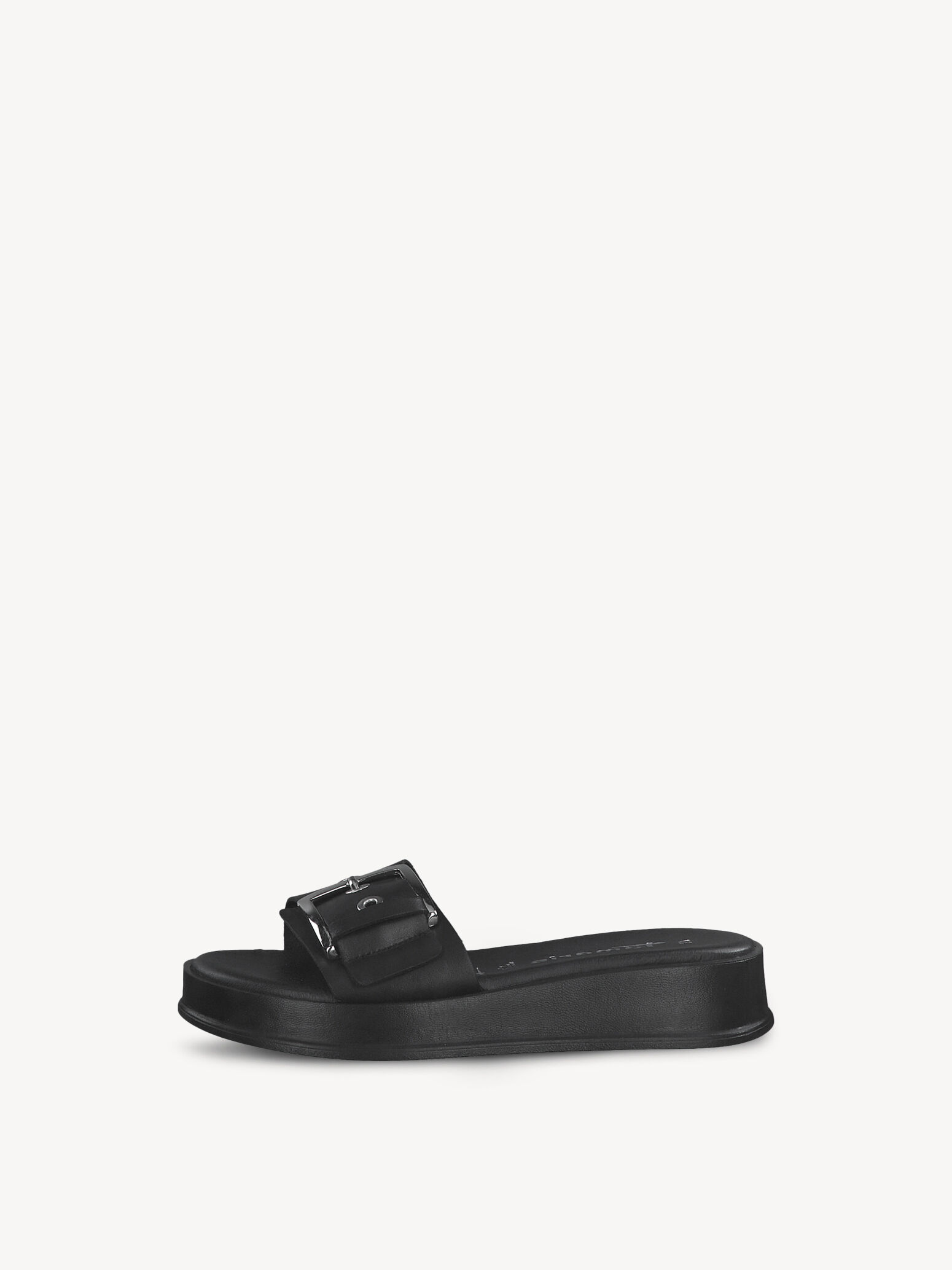Mule en cuir - noir
