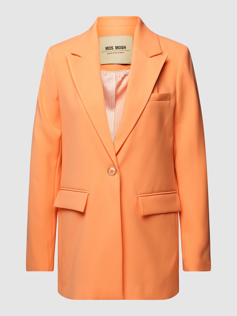 Blazer mit Pattentaschen Modell 'LEIA' in lachs