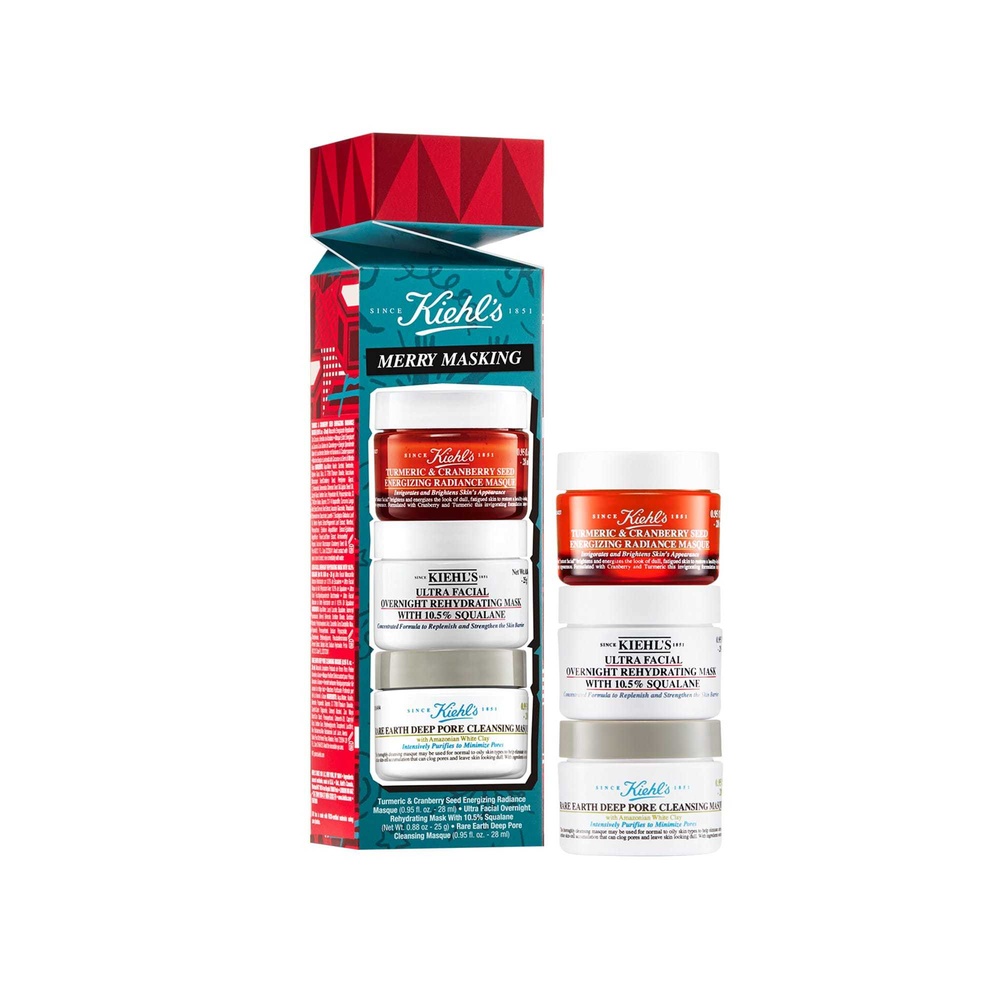 kiehl's Cracker Merry Masking Coffret soin visage Multi-Masques