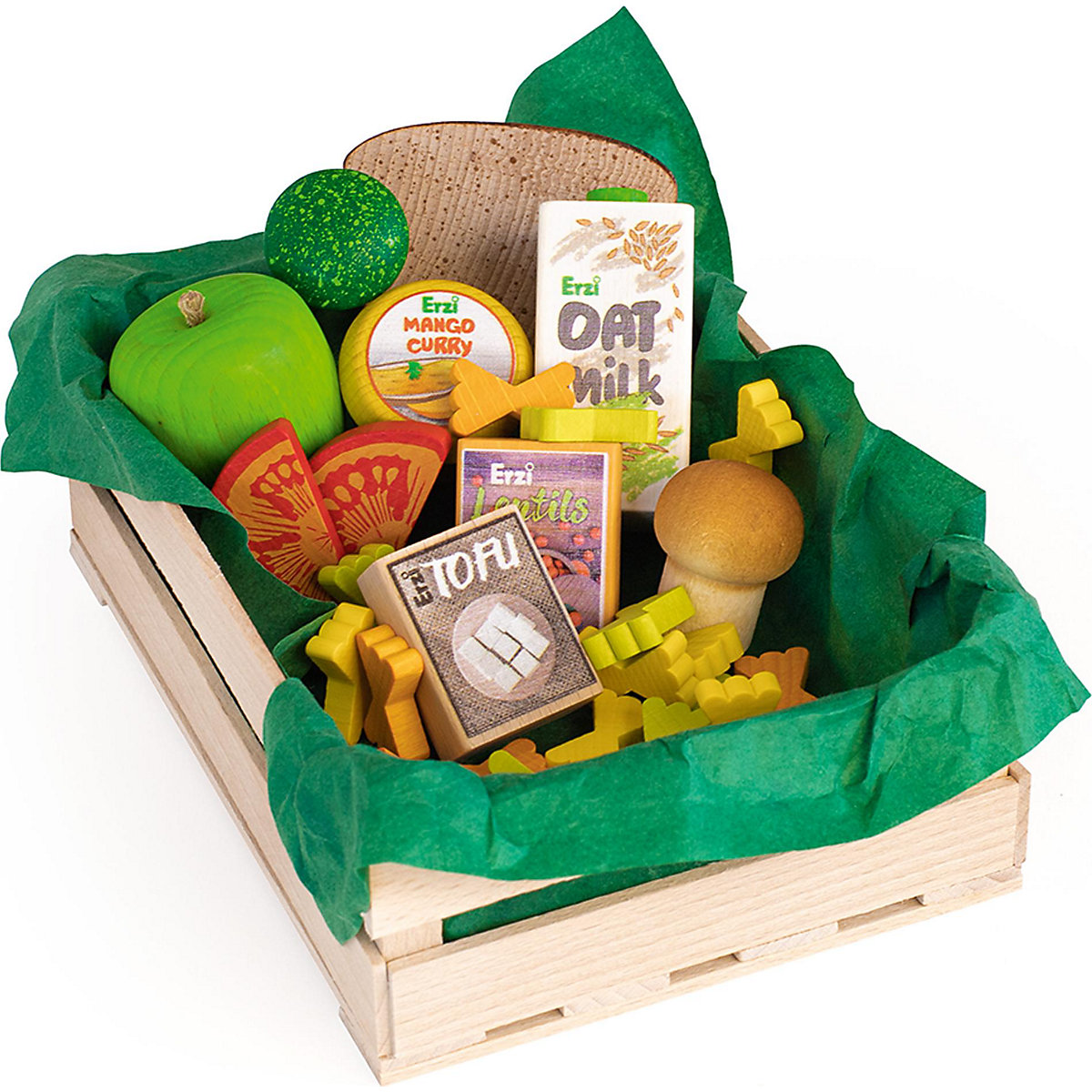 Veganes Sortiment in der Stiege