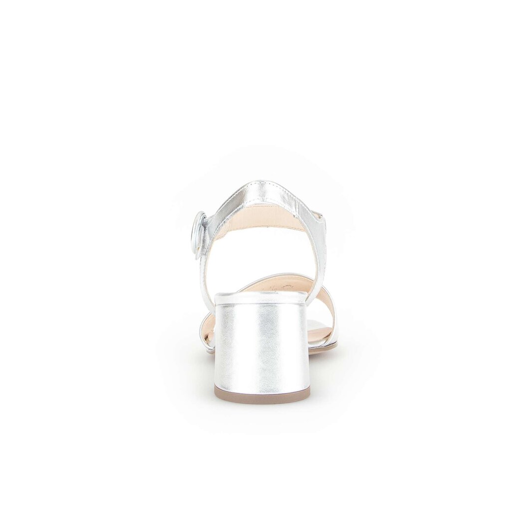 Gabor comfort Riemchensandale silber