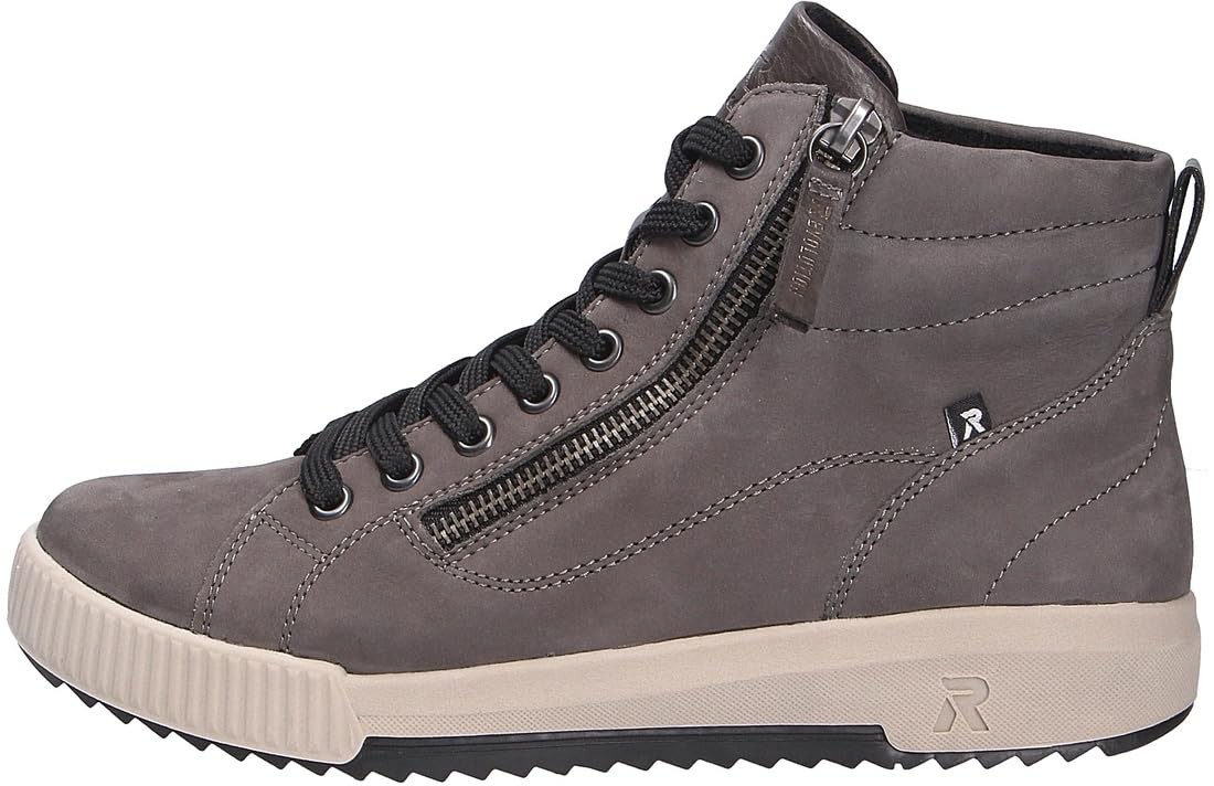 RIEKER Schnür-Stiefeletten taupe