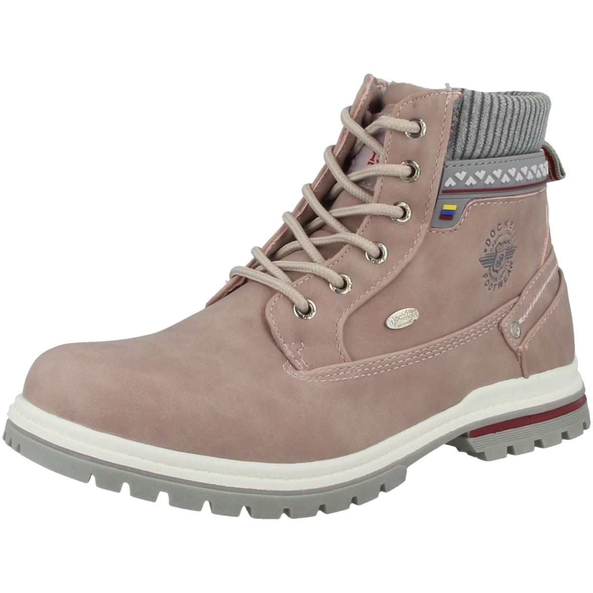 Dockers by Gerli 45BI701 Schnürboots rosa