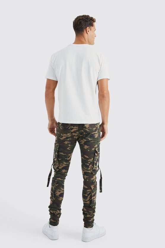 Tall Skinny Cargo Camouflage Hose