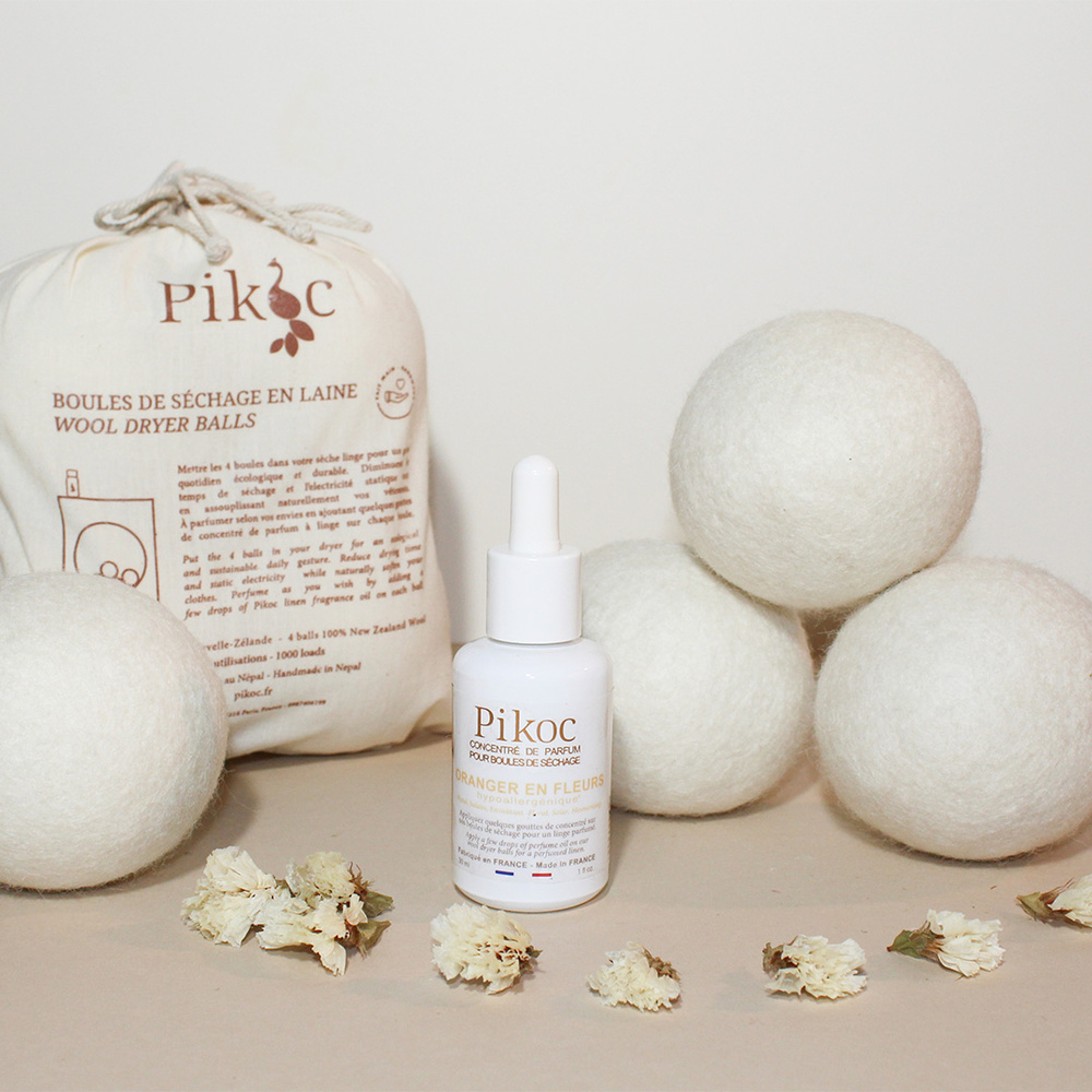 pikoc Set de Séchage (boules + concentré) Oranger en Fleurs Set de séchage