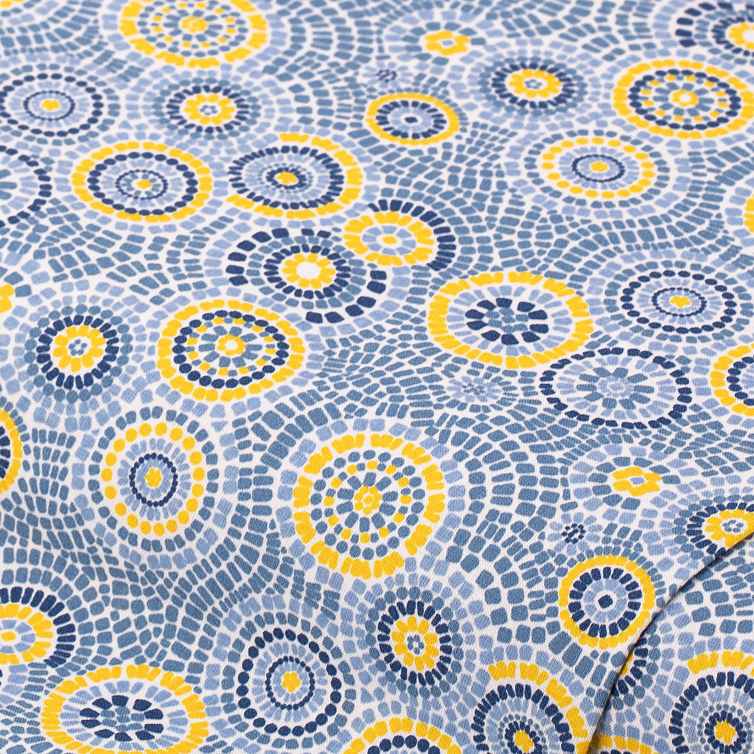 Baumwollstoff Mosaik-Kreise 