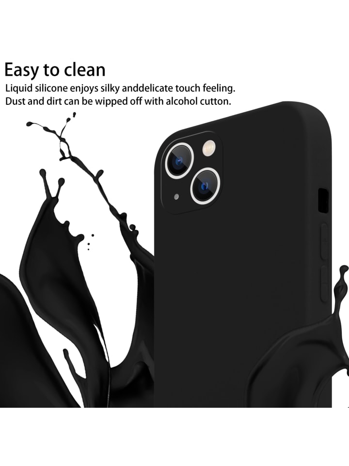 cadorabo Handykette für Apple iPhone 14 Hülle in LIQUID SCHWARZ günstig kaufen onesize