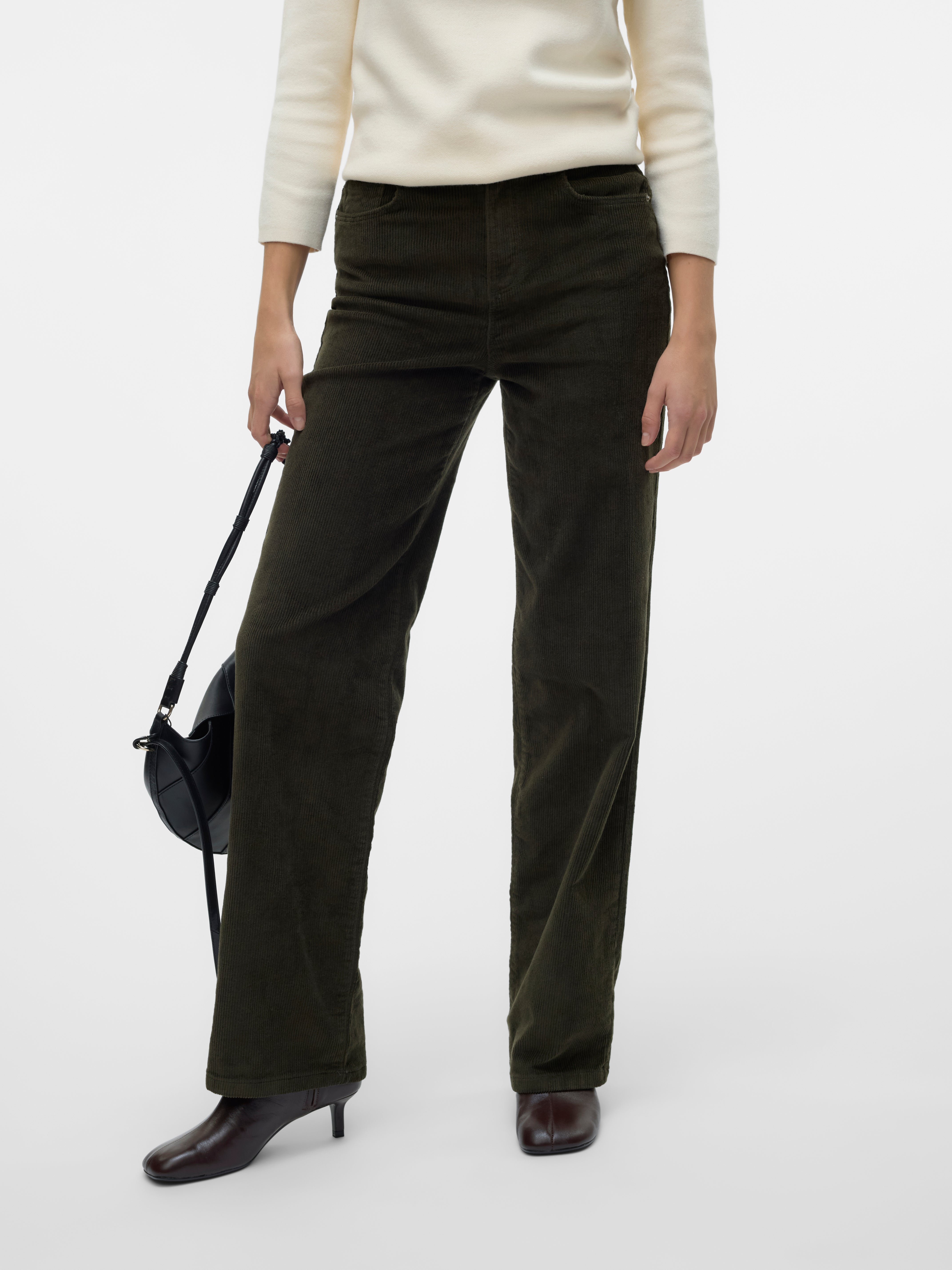 VMTESSA Hohe Taille Weit geschnitten Jeans