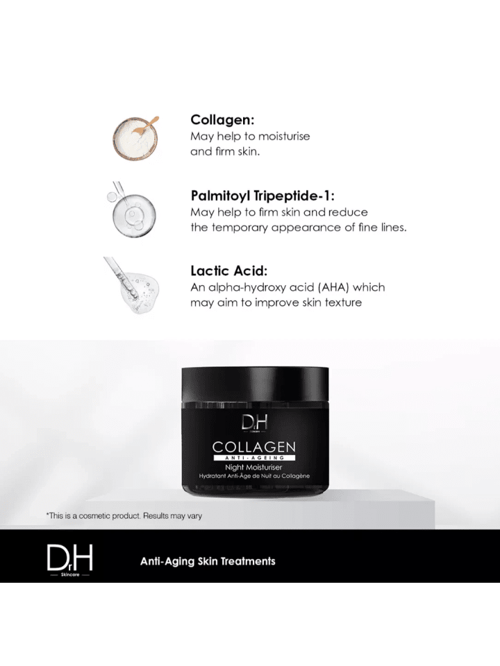 Skinchemists Dr H Nachtfeuchtigkeitscreme  mit Kollagen 60ml günstig kaufen onesize