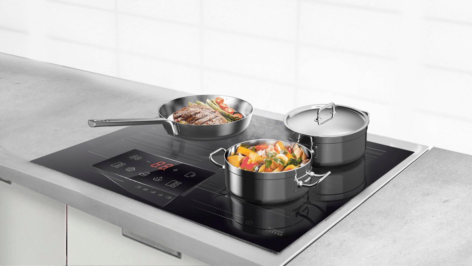 Hanseatic Induktions-Kochfeld von SCHOTT CERAN® HHI6FFBAF-GP