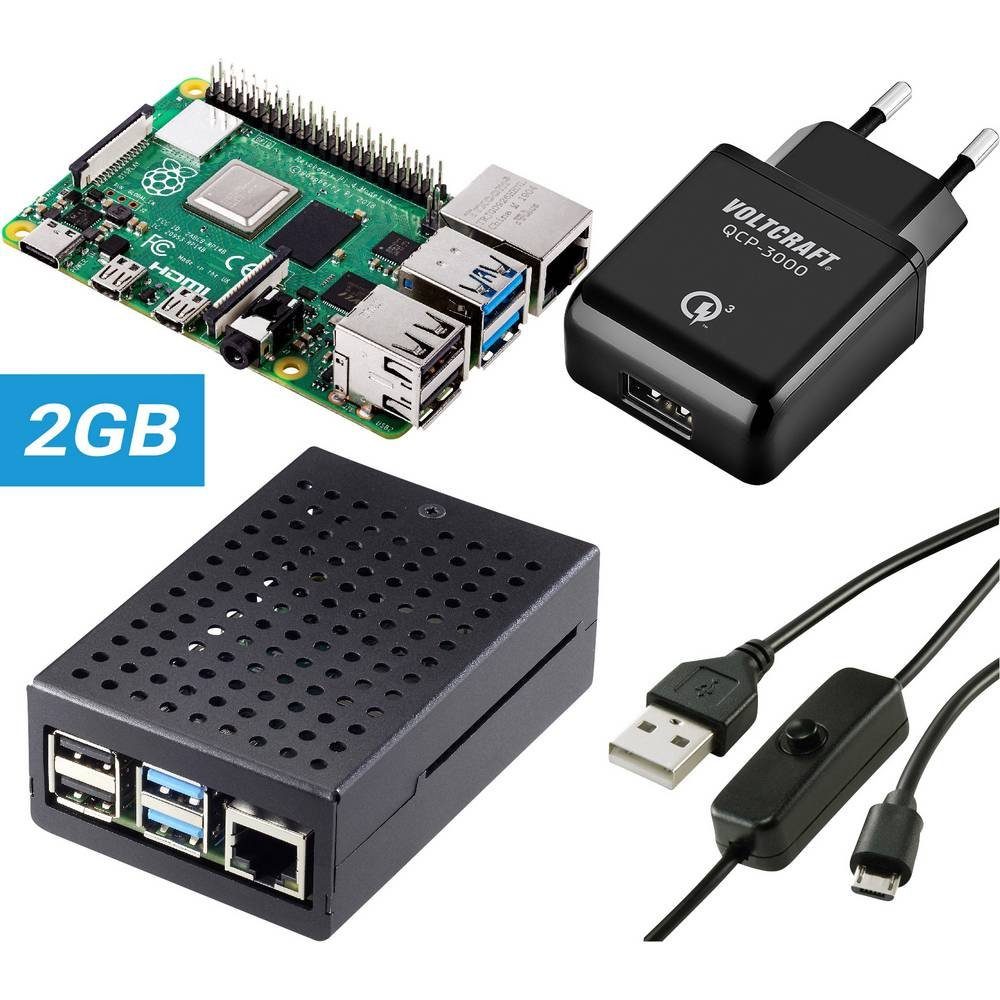 TRU COMPONENTS Raspberry Pi® 4 B (1 GB Barebone-PC