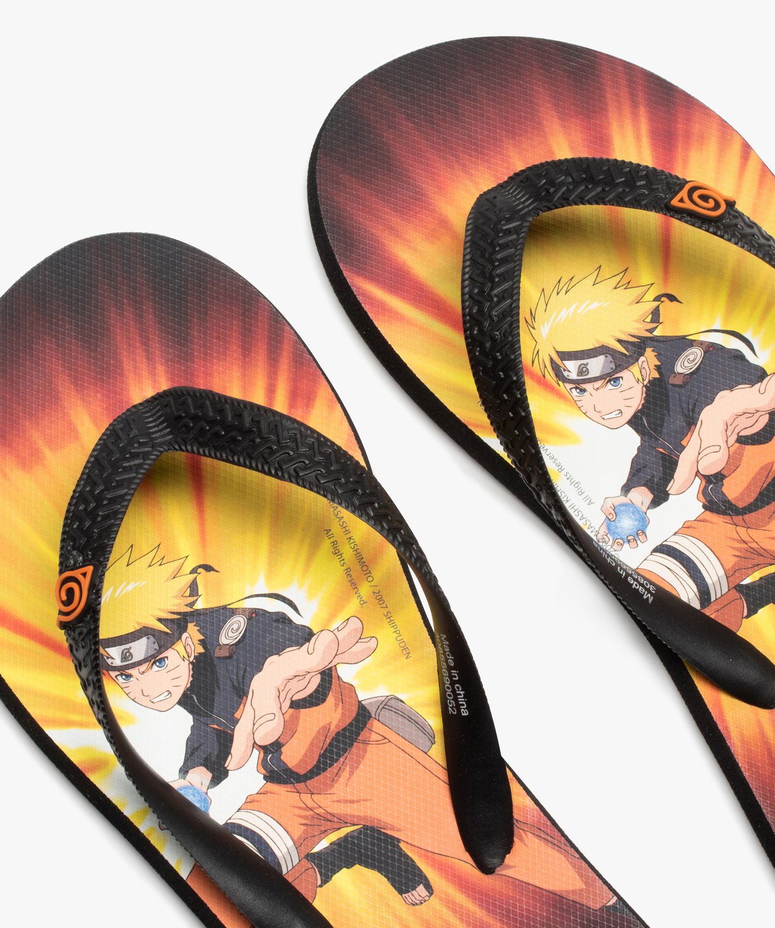 Tongs Garçon imprimées - Naruto orange | GEMO