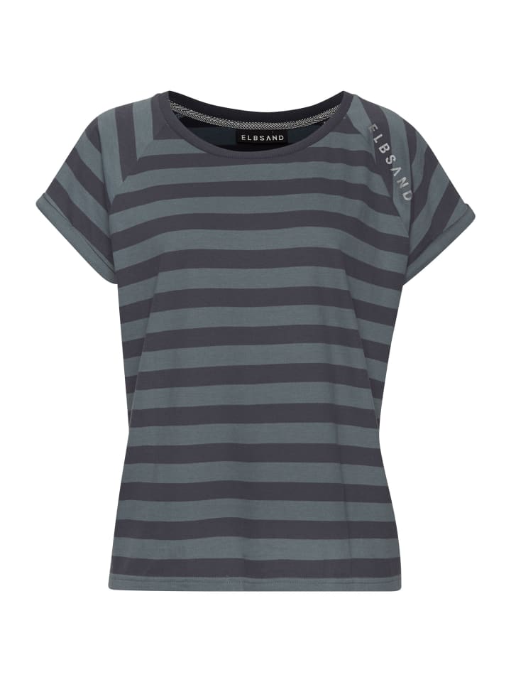 ELBSAND T-Shirt in petrol-blau günstig kaufen