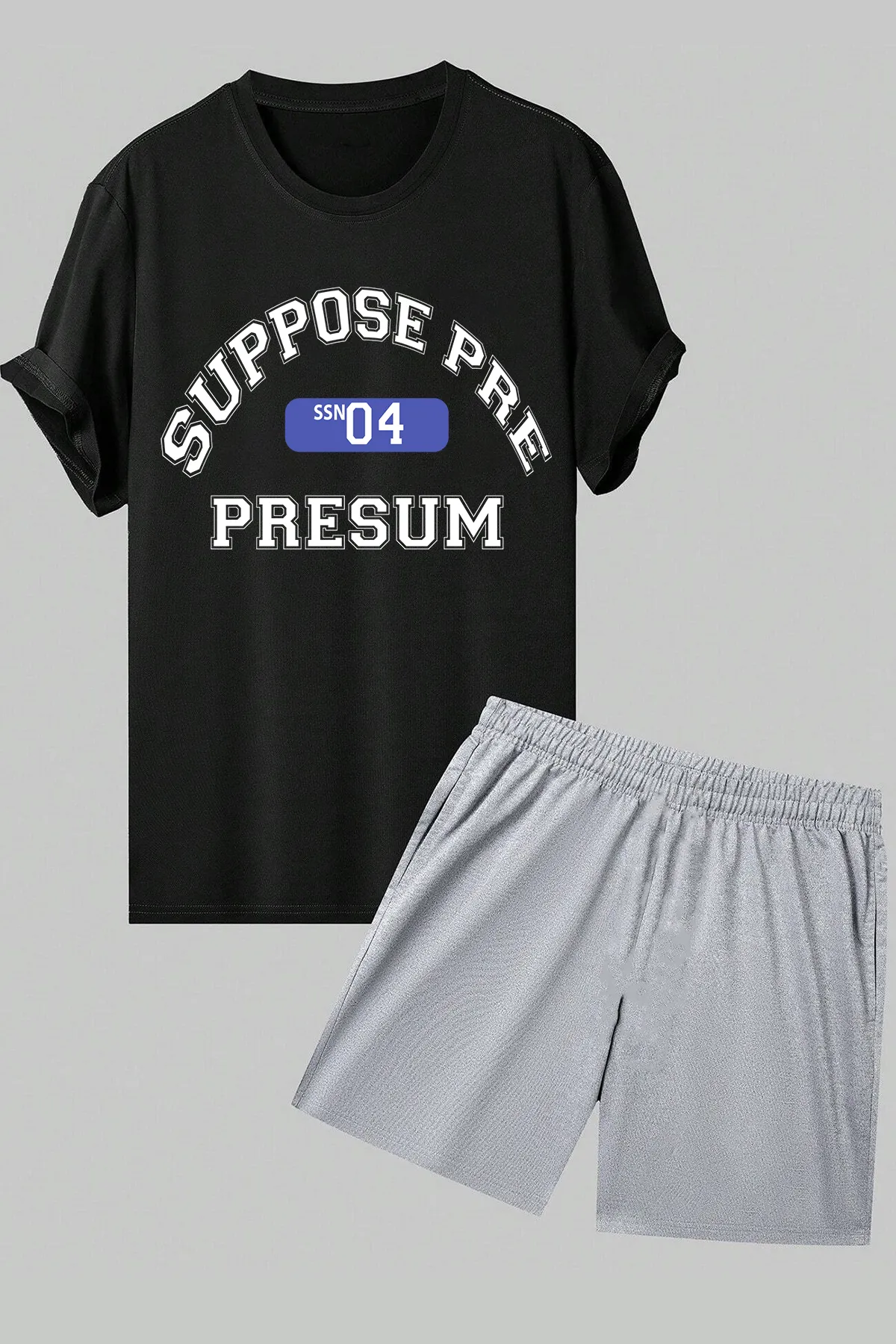 uyguntarz  Bedrucktes Suppose-Shorts-Set, Unisex