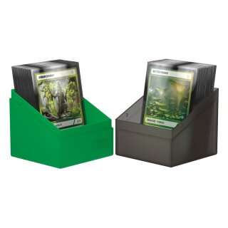 Ultimate Guard Boulder Deck Case 100+ Synergy Schwarz/Grün