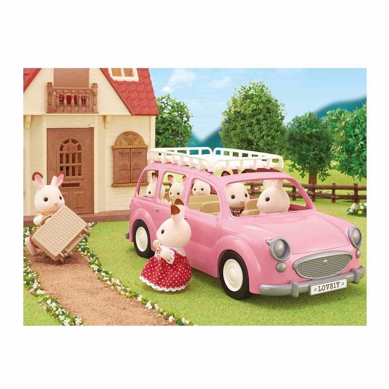 5535 Le monospace rose et set de pique-nique Sylvanian
