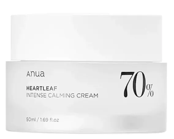 Anua Heartleaf 70% lindrende ansigtscreme med hjertebladsekstrakt