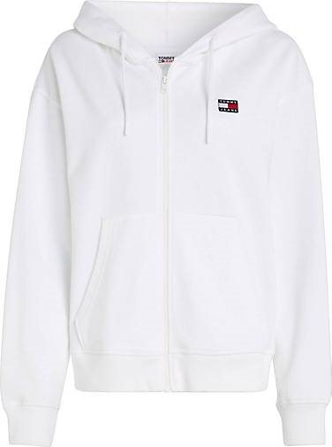 TOMMY-JEANS Damen Sweatjacke mit Kapuze TJW RLX XS BADGE ZIP TRHU