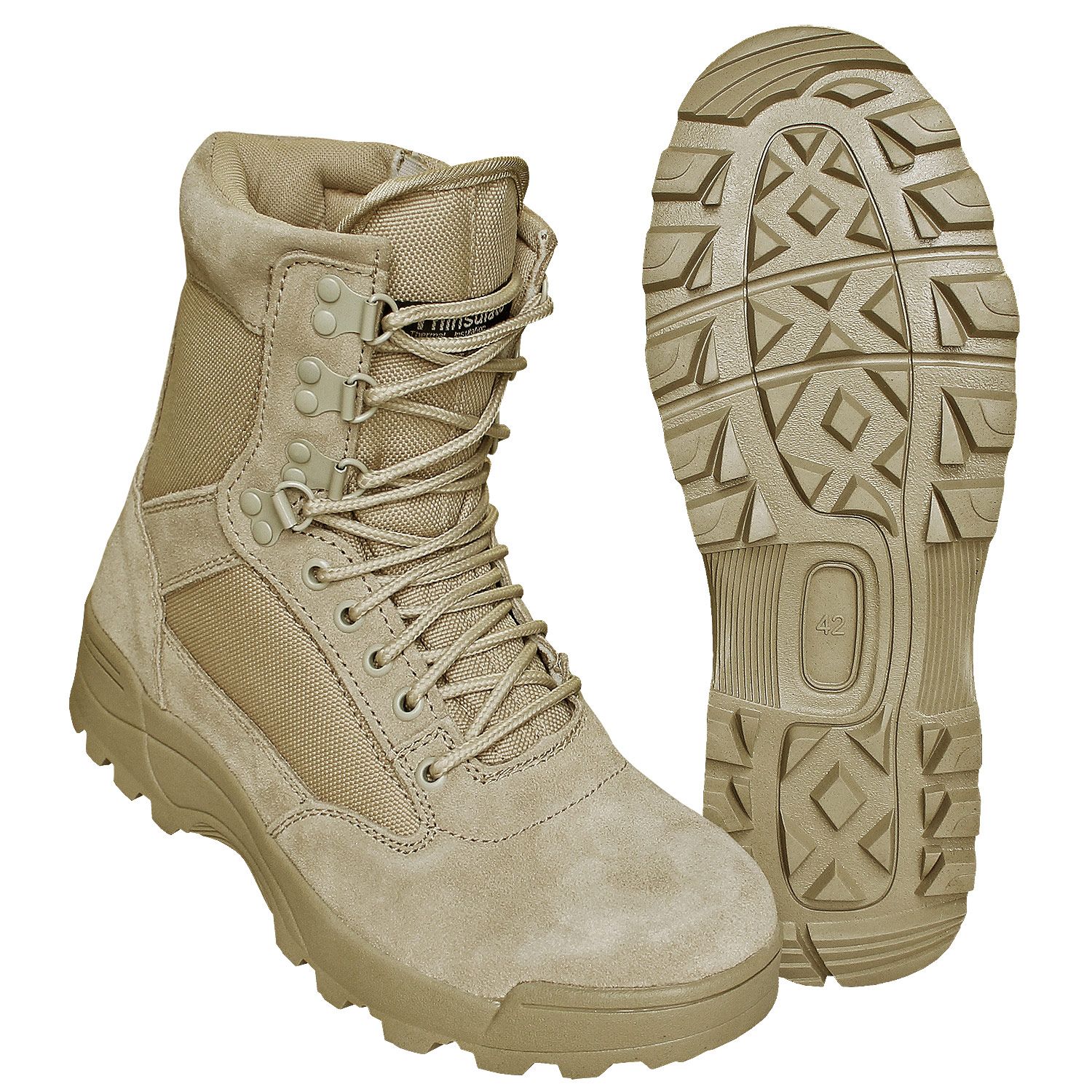 SWAT Tactical Boots Zipper