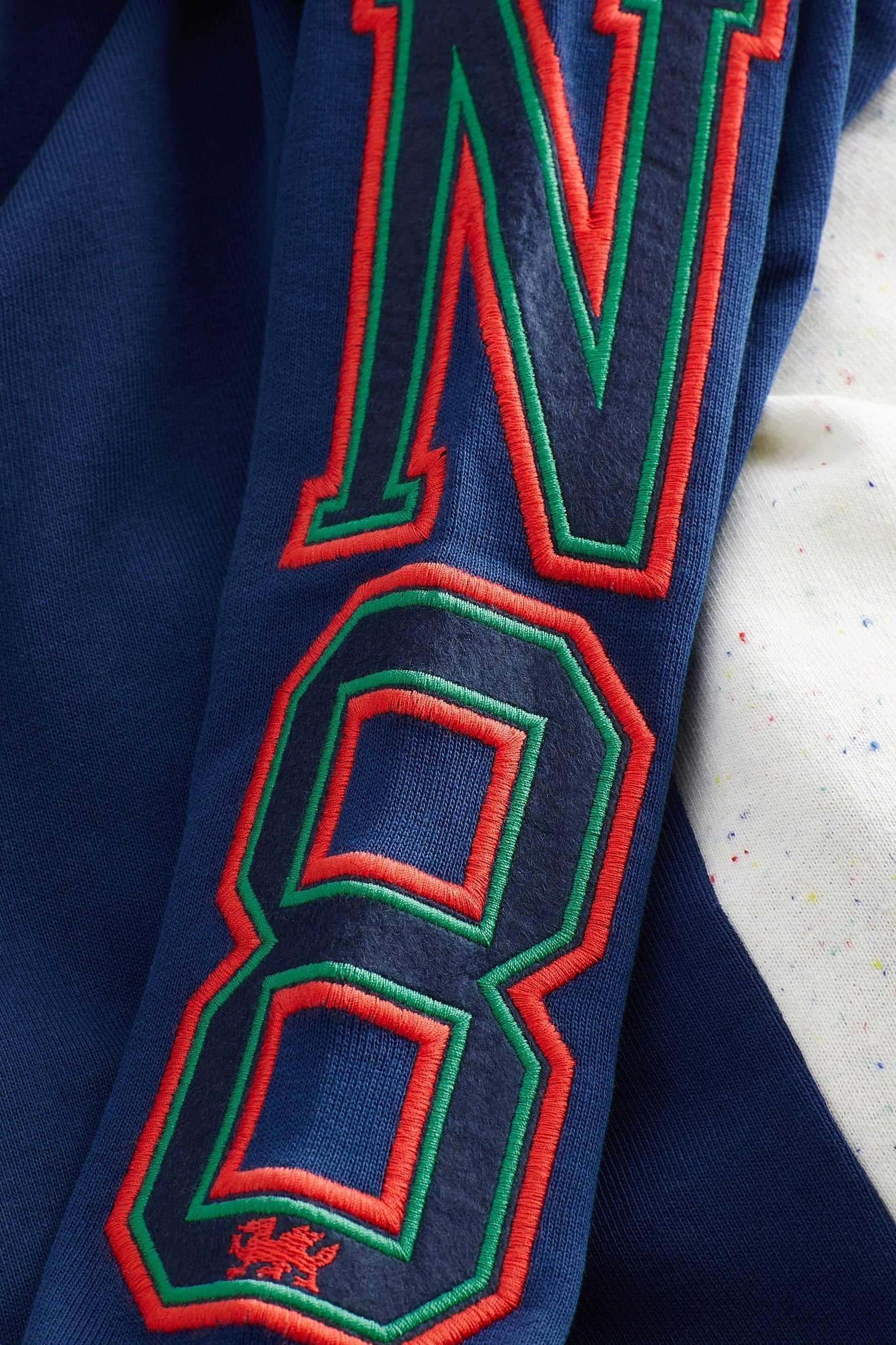 Next Sweatanzug Set mit Reißverschluss und Farbblockdesign (2-tlg)