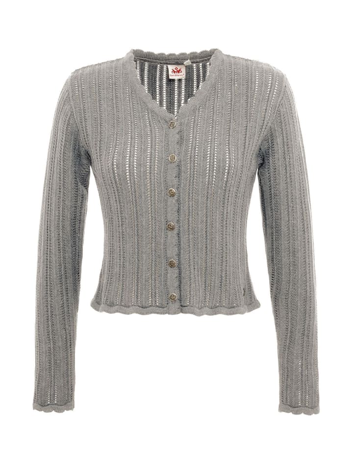 Spieth & Wensky Strickjacke EDIS in grau günstig kaufen