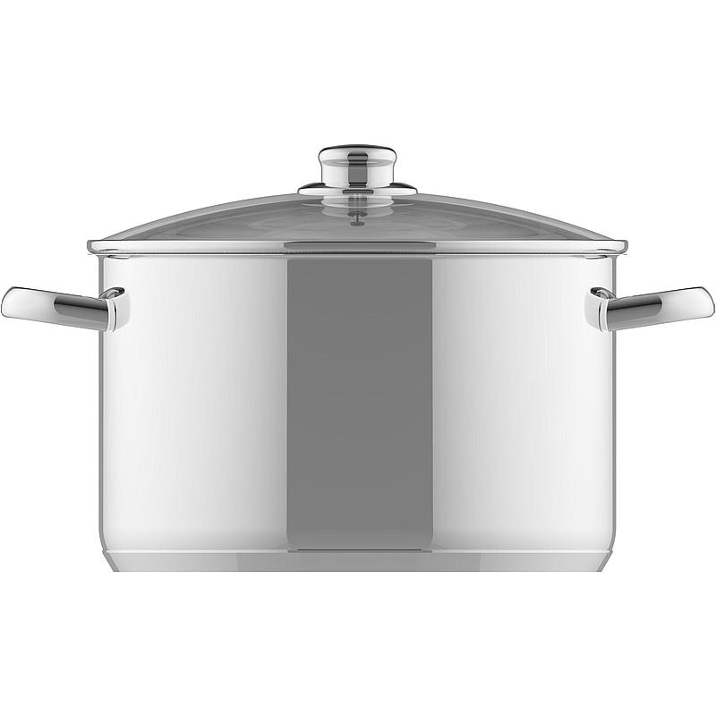Cuisine Selected Gryte 10 L Stål m/glasslokk