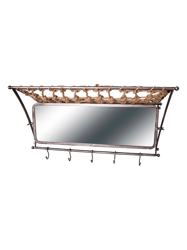 Anticline Garderobe in Hellbraun/ Silber - (B)78 x (H)32 x (T)31 cm günstig kaufen onesize