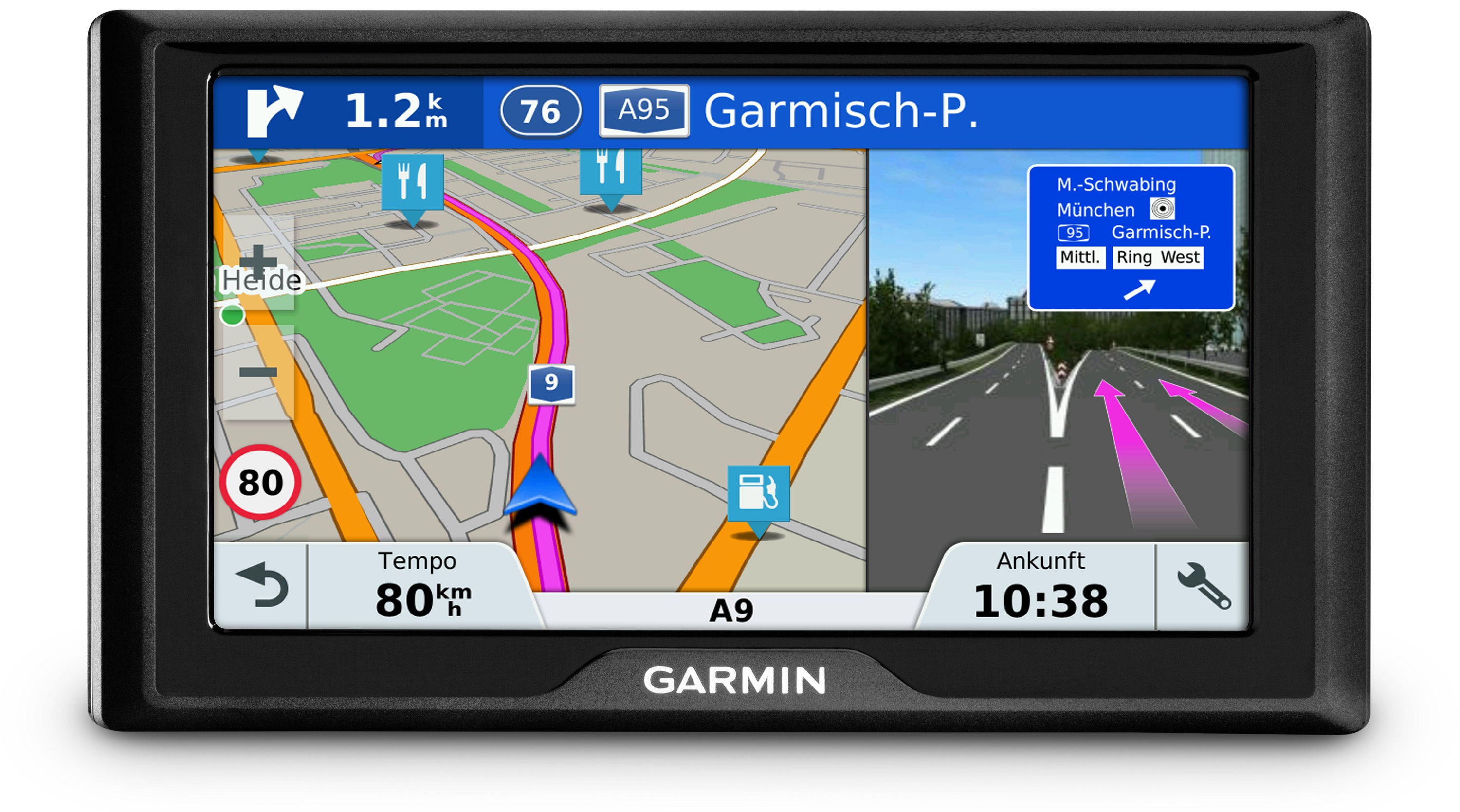 Garmin Drive™ 61 LMT-S Europa Navigationsgerät mit 15,4 cm (6 Zoll) Touchdisplay,  lebenslang kostenlose Kartenupdates(1) - ATU