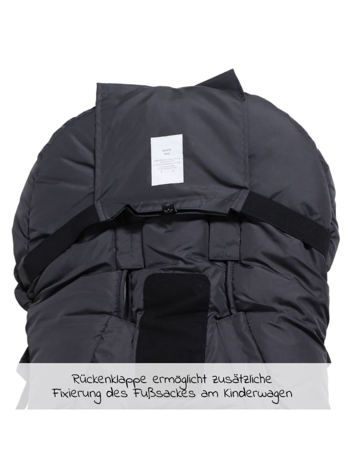 Kaiser Thermo-Fleece Fußsack mit Lammfelleinlage Lukky Look in grau günstig kaufen onesize