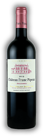 Chateau Franc Pipeau, Saint - Emilion, Merlot, Cabernet Franc, Grand Cru AC, 2019, Bordeaux rouge  Chateau Franc Pipeau, Saint - Emilion, Merlot, Cabernet Franc, Grand Cru AC, 2019, Bordeaux rouge   Jahrgang 2019 - 0,75	 Liter - Vol 14,0%