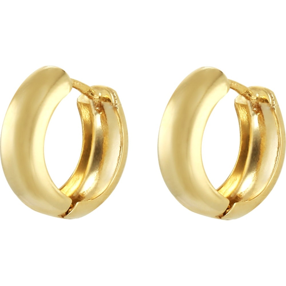 Valeria Créoles 375 Or jaune Boucles d'oreilles
