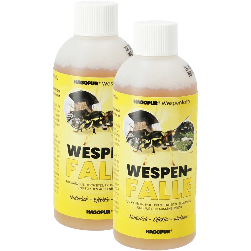 Hagopur Nachfüllpack Lockstoff für Wespenfalle &ndash; 2er-Pack