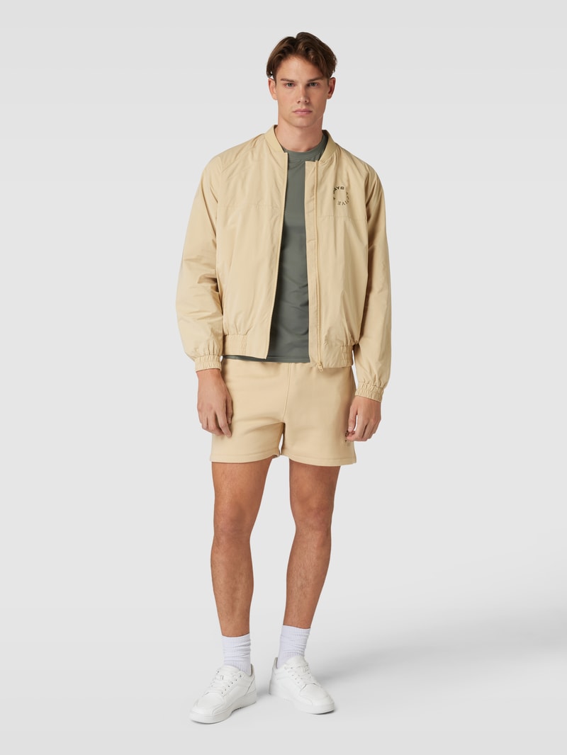 Sweatshorts mit Tunnelzug Modell 'Moe' in sand