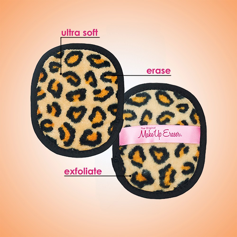 Set de radieră de machiaj Leopard, 7 zile