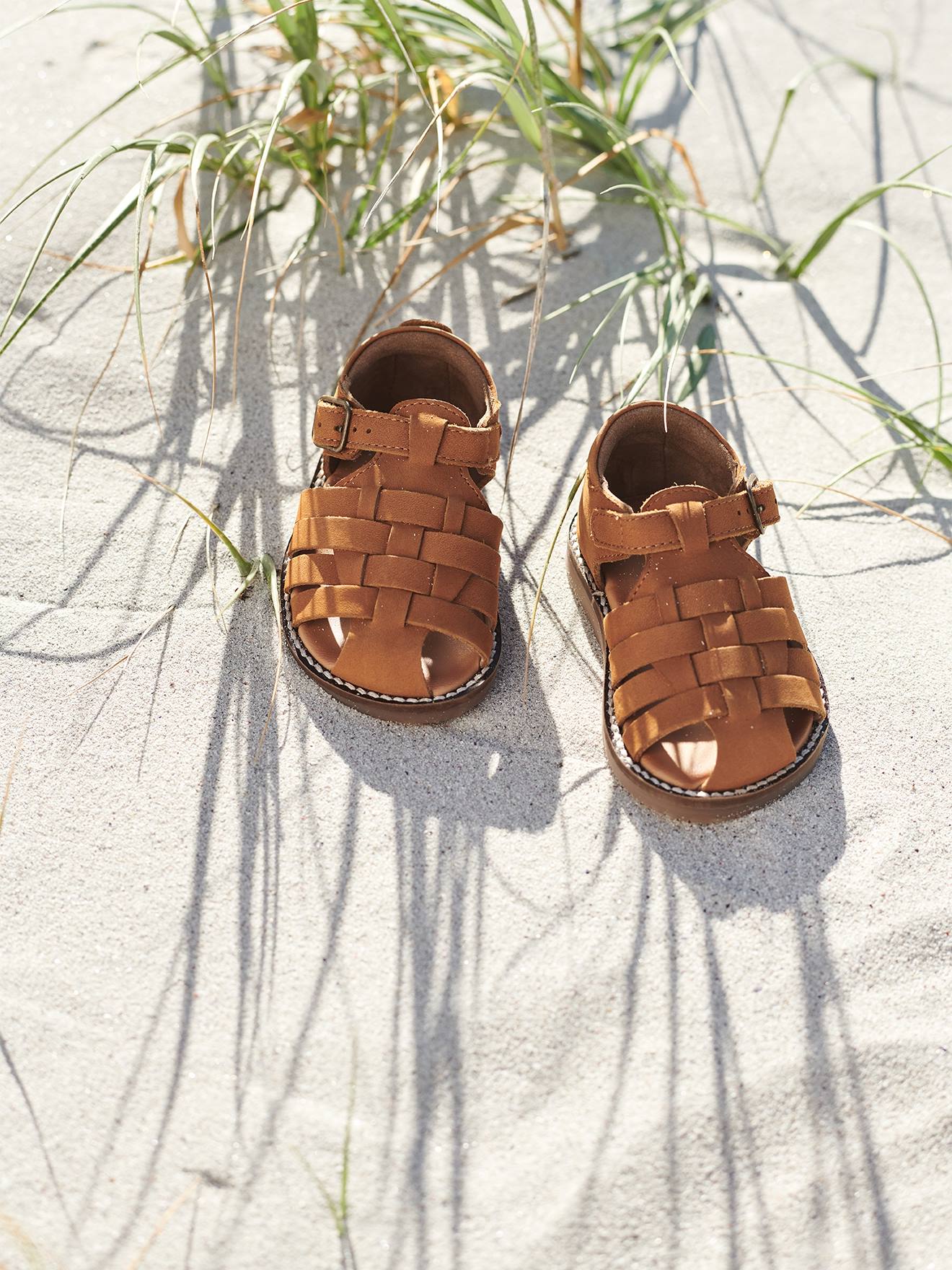 Vertbaudet Baby Sandalen mit geschlossener Kappe - blau