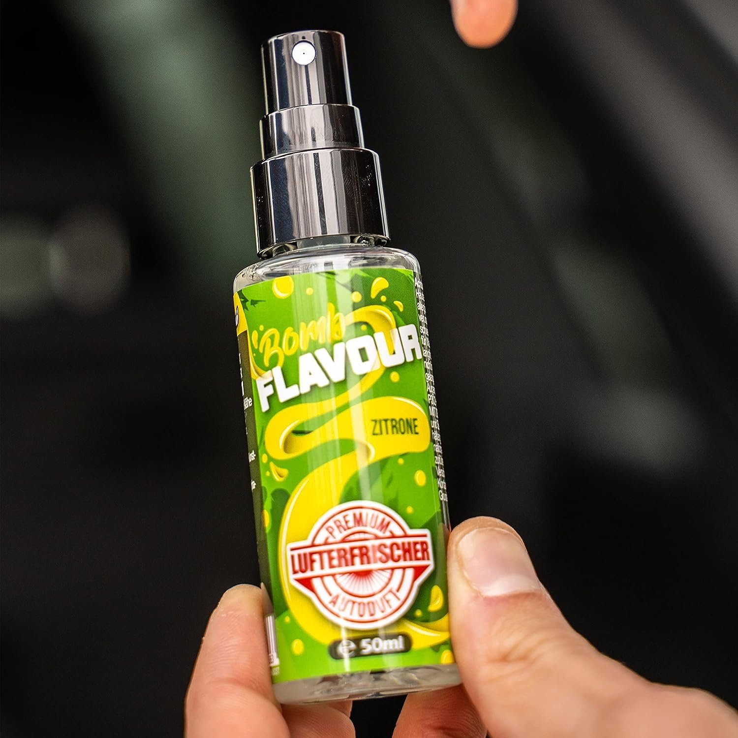 ShinyChiefs Raumduft Flavour Bomb - ZITRONE 50ml Premium Lufterfrischer Auto (1-St)