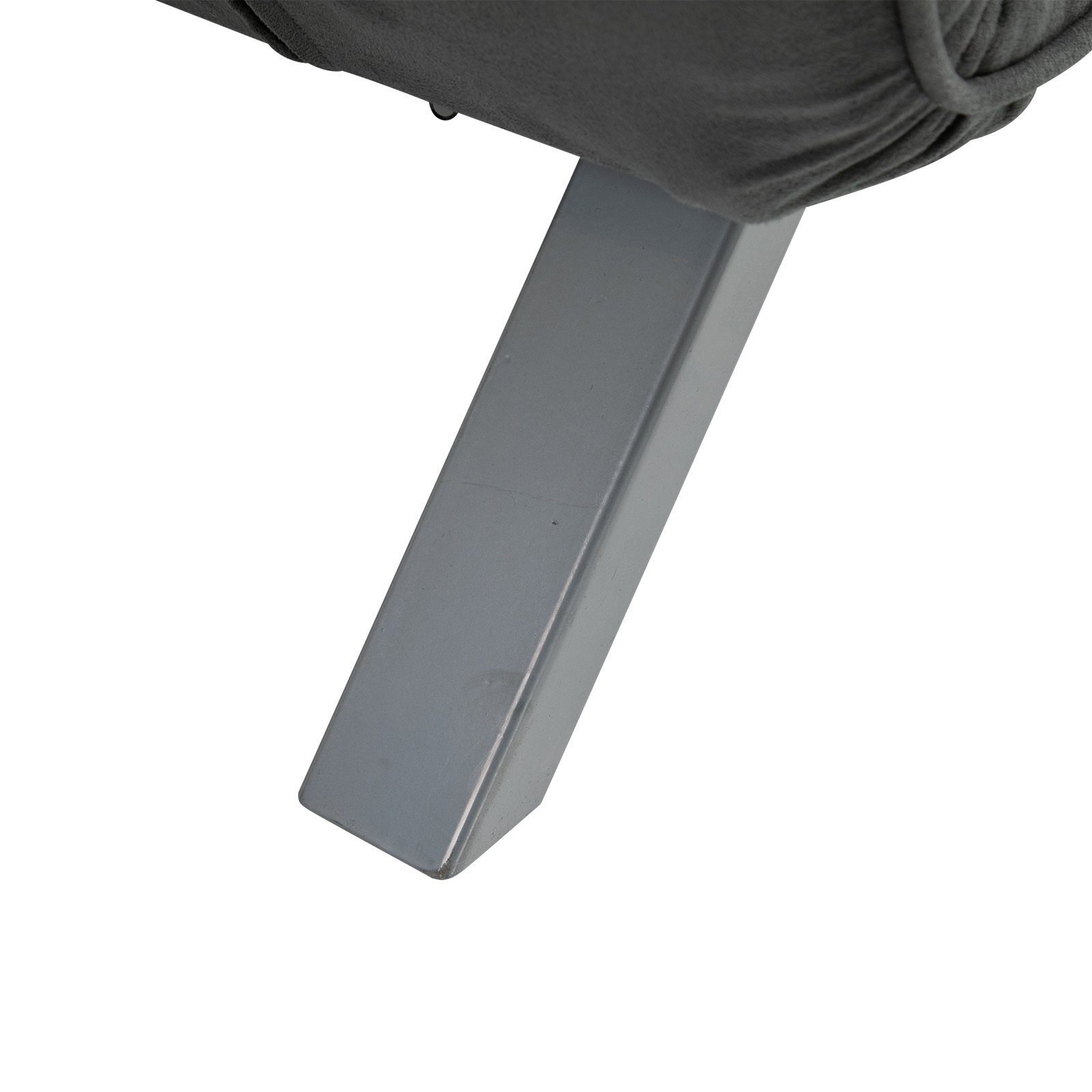 HOMCOM Schlafsofa Doppelsofa, Set 1 Teile, Schlafsessel Klappbett Gästebett Chaiselongue 3-in-1 Grau