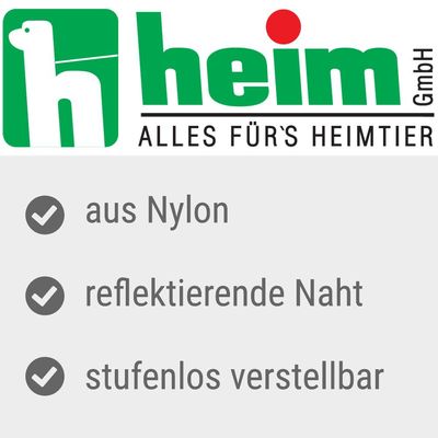 Heim Halsband mit Reflektoren, schwarz