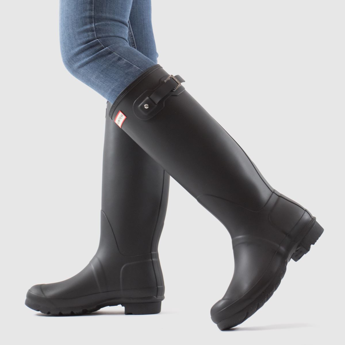 HUNTER BOOTS eredeti magas szárú csizma fekete színben