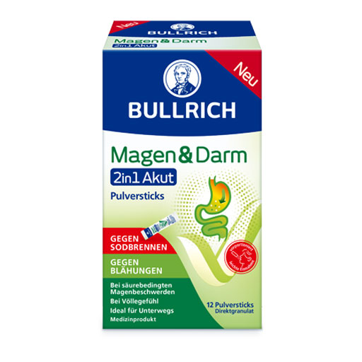 BULLRICH Magen & Darm 2in1 Akut Pulversticks  12 St  Beutel