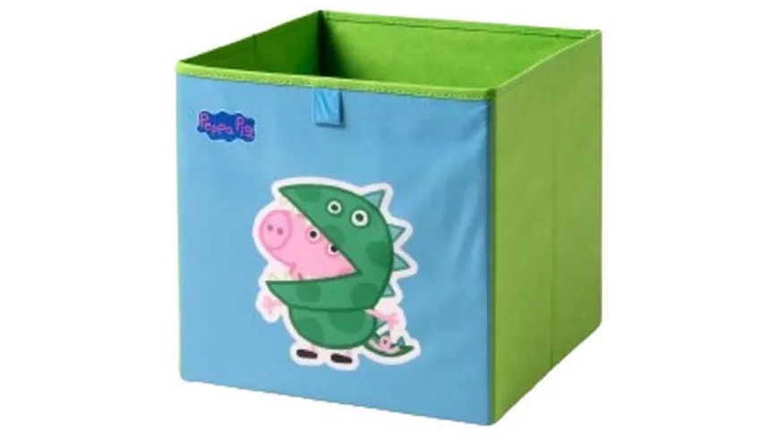 Lifeney Aufbewahrungsbox Peppa Pig 30x30x30cm pink, grün
