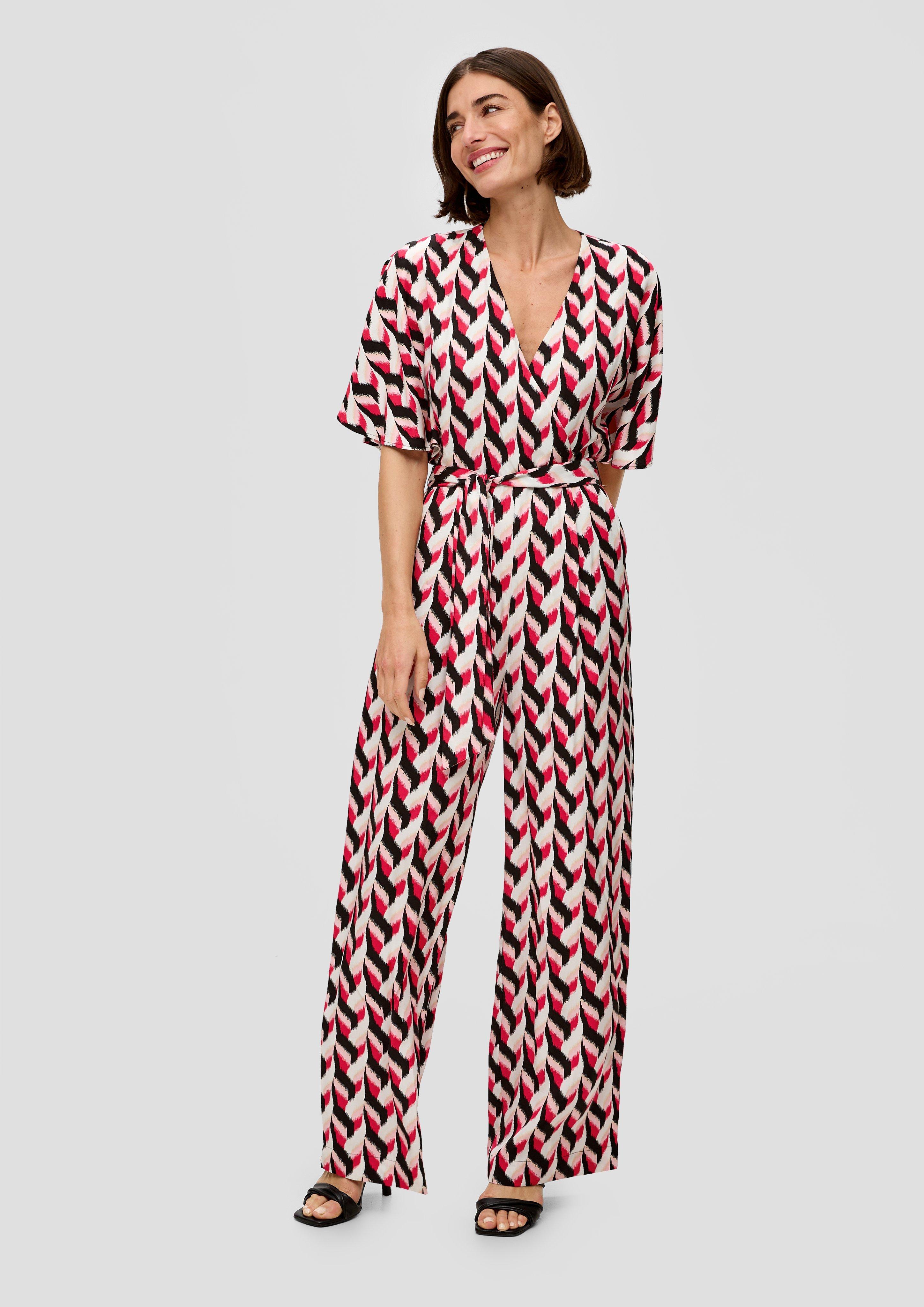 Jumpsuit mit Bindedetail  2141704-99B2