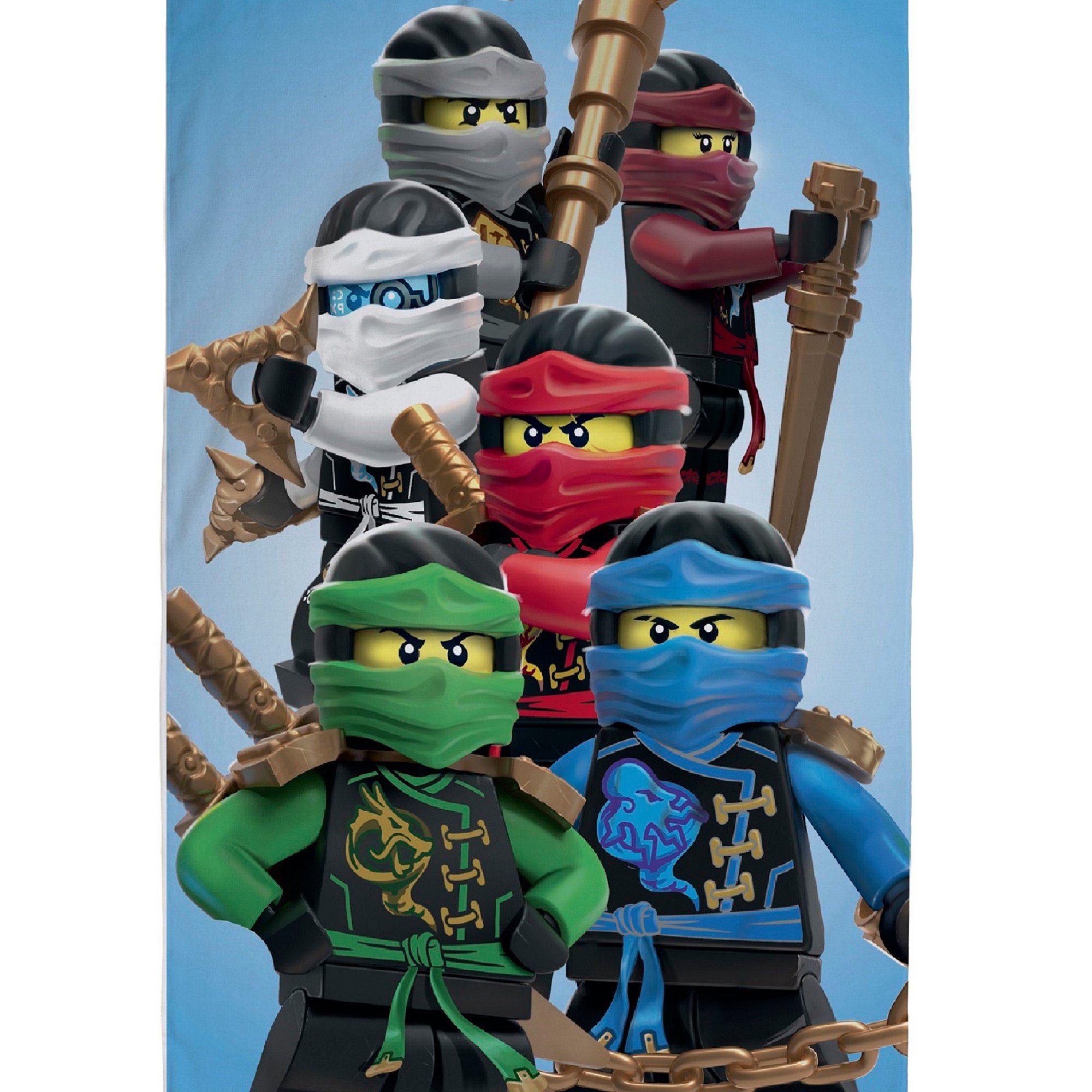 Familando Strandtücher Lego Ninjago Handtuch 