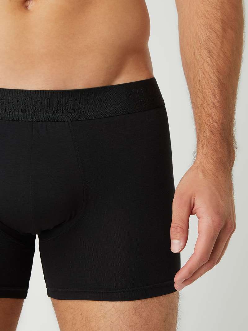 Trunks mit Stretch-Anteil im 3er-Pack in schwarz