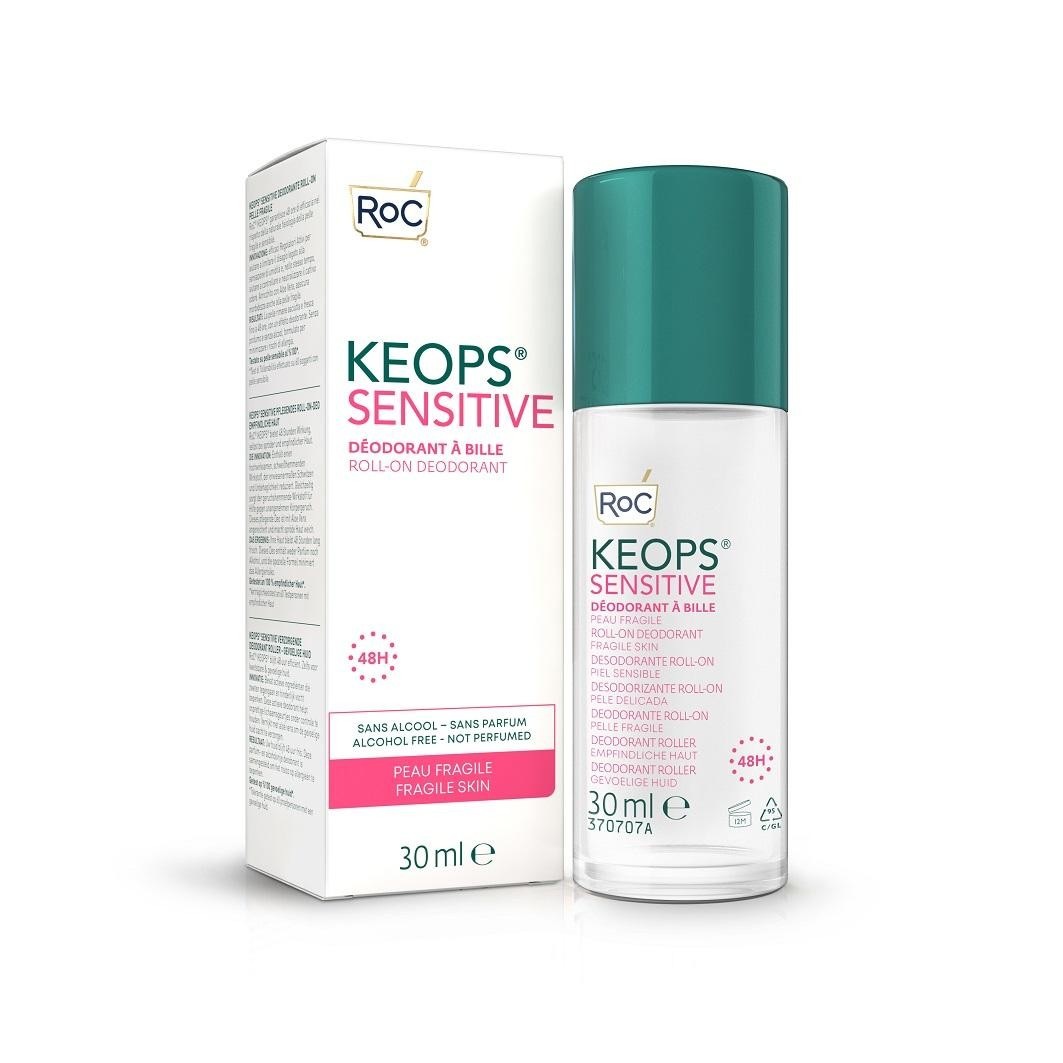 RoC Keops Deodorante Roll-On 48 ore per pelli sensibili 30 ml