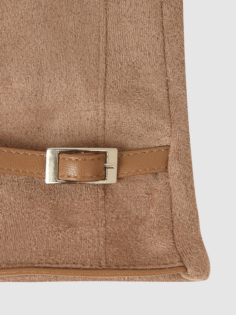 Touchscreen-Handschuhe in Leder-Optik in taupe