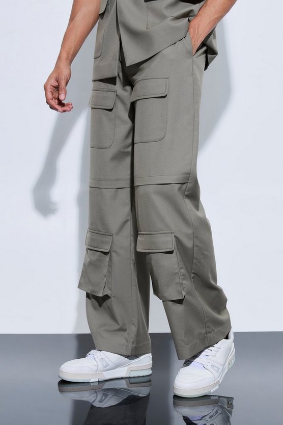Weite Hose mit Cargo-Taschen