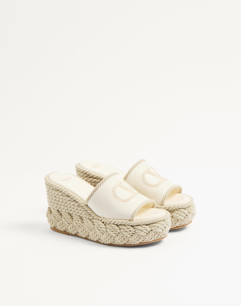 VLogo Torchon Wedge Slide-in Nappalæder 100mm